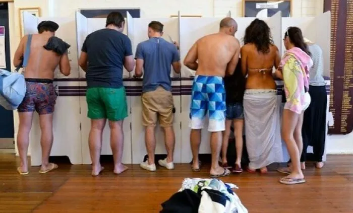 Votando en Australia