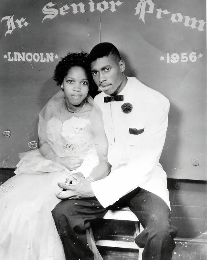 Couple At Lincoln High School Senior Prom, Tallahassee, Florida, USA, 1956