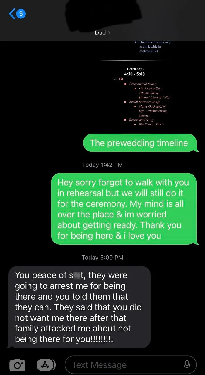 Cops Showed Up To My Wedding