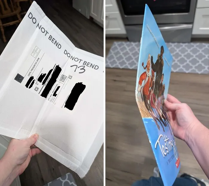 My Mail Lady Bends Every Package Marked "Do Not Bend"