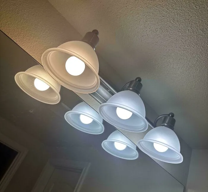 Maintenance Replaced A Lightbulb Today