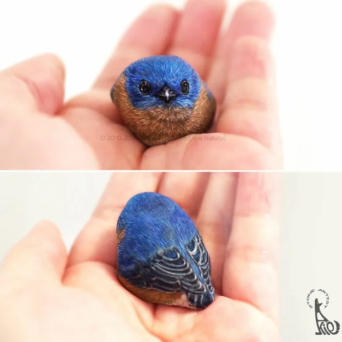 Japanese Artist Brings Stones To Life By Painting Animals On Them (64 New Pics)