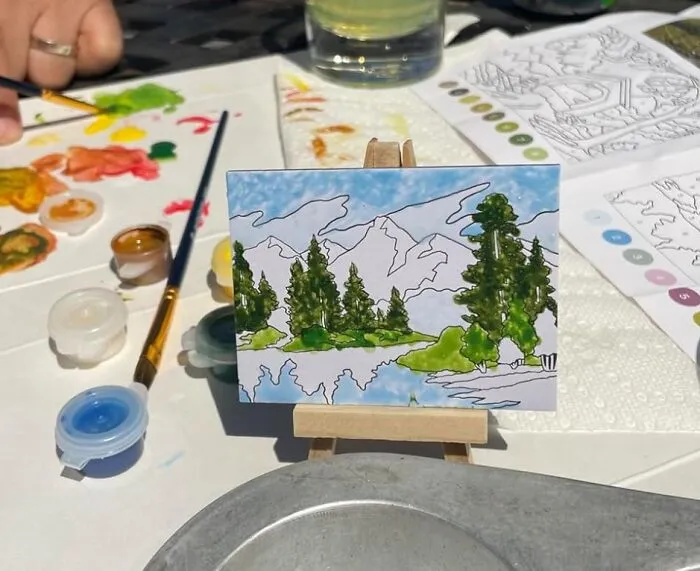 You Can Now Channel The Impossibly Zen Energy Of Bob Ross And Create A Happy Little Masterpiece With This <a Style="Display:inline;" Href="Https://Www.amazon.com/Bob-Ross-Numbers-Miniature-Editions/Dp/076249168x?ie=utf8&linkcode=ll1&tag=bpbutterfly-20&linkid=4de9cdd6f20cb1f6bca10ec9d6e61160&language=en_us&ref_=as_li_ss_tl" Target="_blank">  <span Style="Font: Inherit; Color: #d74b1f;"> Mini Bob Ross Paint By Numbers </Span> Kit
