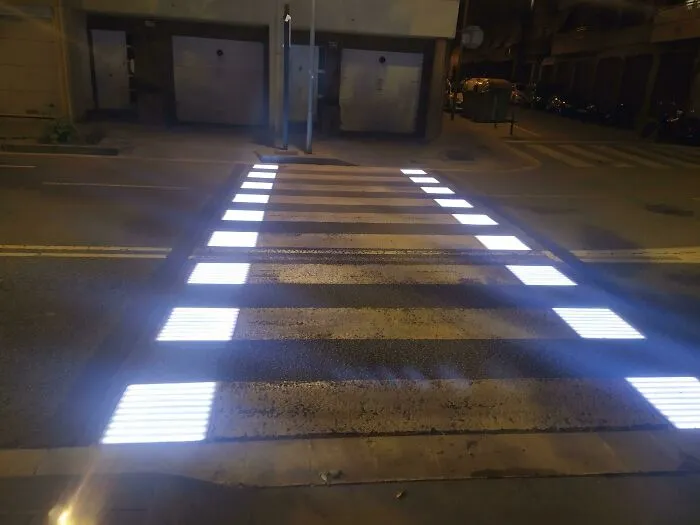 This Crosswalk Lights Up When You Cross To Improve Visibility For The Drivers