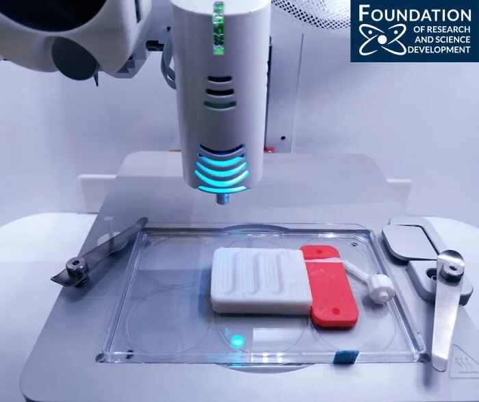 Este "jabón" blanco es el primer páncreas biónico impreso en 3D