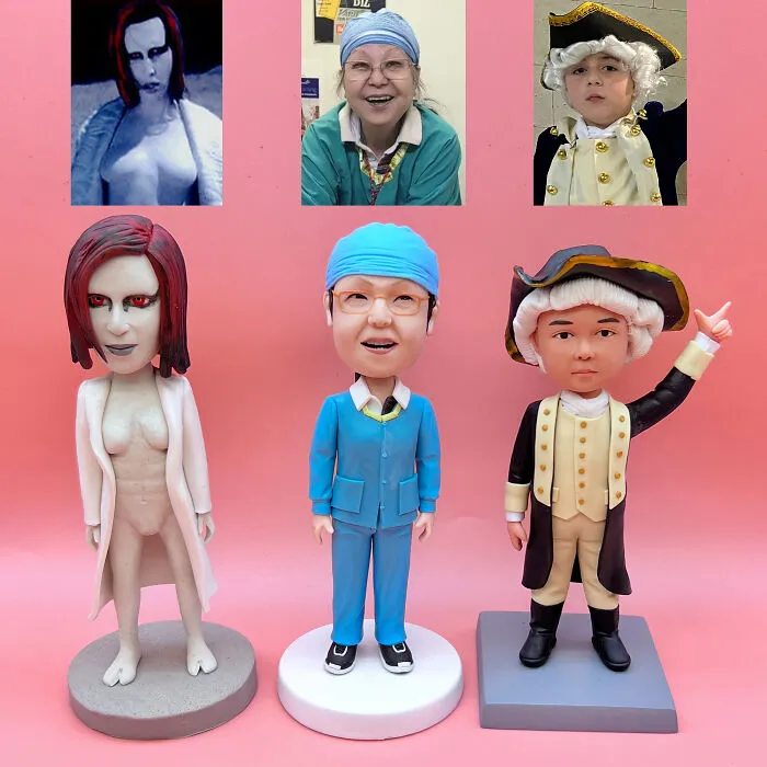 We Turn People’s Photos Into Custom Bobbleheads, And Some Of These Results Are Hilariously Adorable