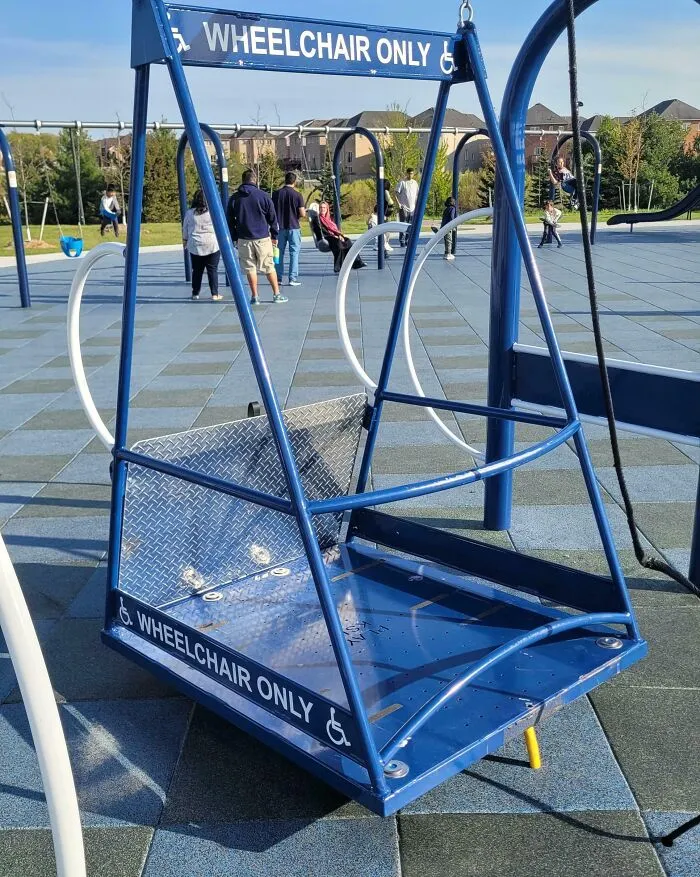 This Park Has A Swing For Kids In A Wheelchair