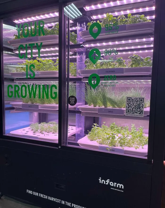 This Grocery Store Lets You Have The Freshest Herbs Possible With This In-Store Garden