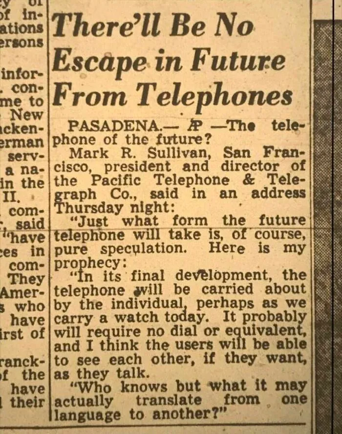 A Headline From 1953