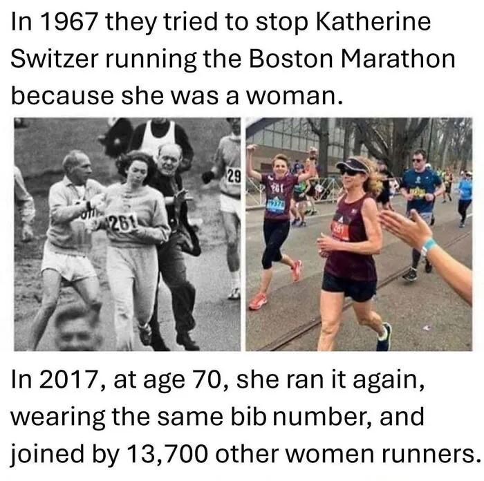 They Tried Stopping Her Running, And Look What Happened 50 Years Later