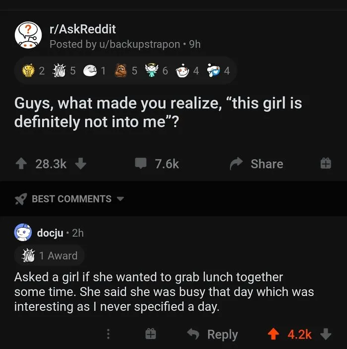 That Was Really Good Rejection