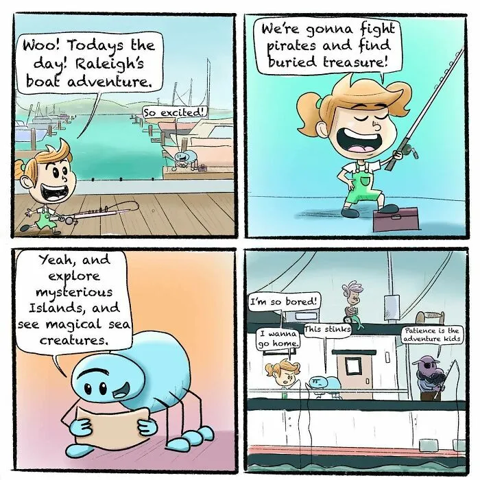 This Artist Created 25 Comics About A Girl Who Drags Her Spider Friend Into Everything