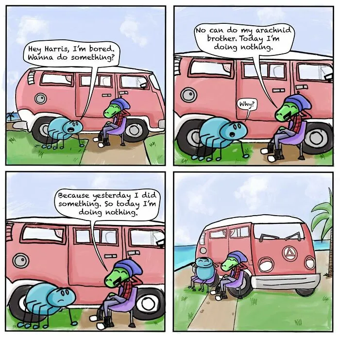 This Artist Created 25 Comics About A Girl Who Drags Her Spider Friend Into Everything