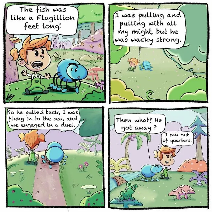 This Artist Created 25 Comics About A Girl Who Drags Her Spider Friend Into Everything
