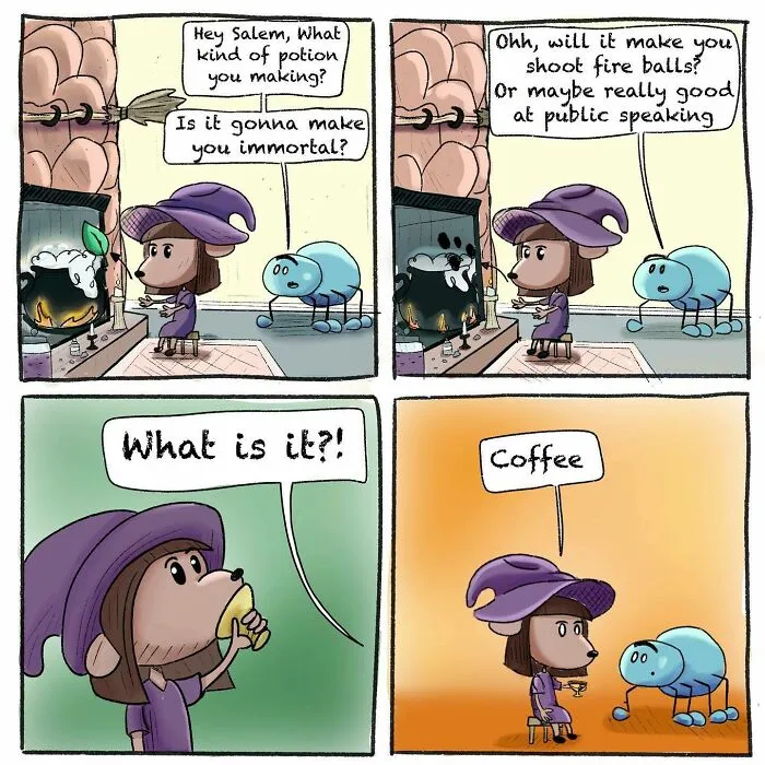 This Artist Created 25 Comics About A Girl Who Drags Her Spider Friend Into Everything