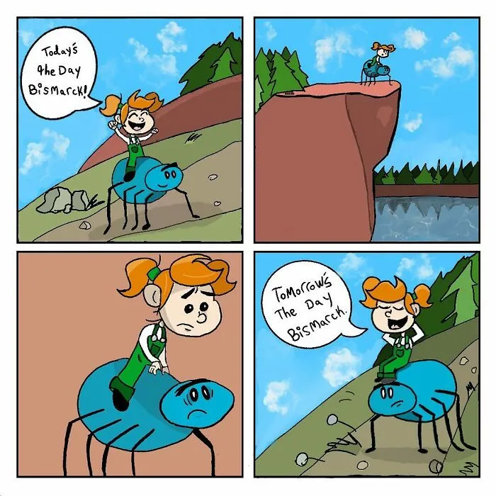 This Artist Created 25 Comics About A Girl Who Drags Her Spider Friend Into Everything