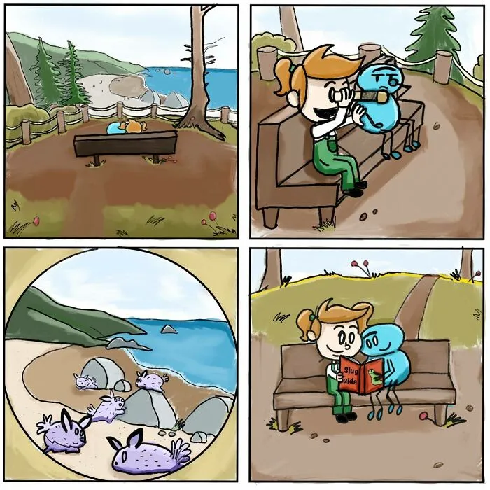 This Artist Created 25 Comics About A Girl Who Drags Her Spider Friend Into Everything