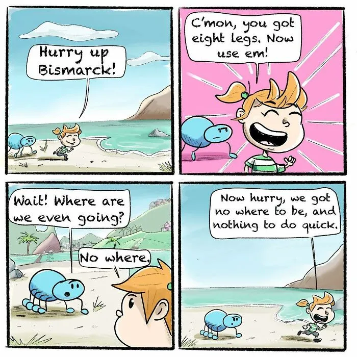 This Artist Created 25 Comics About A Girl Who Drags Her Spider Friend Into Everything