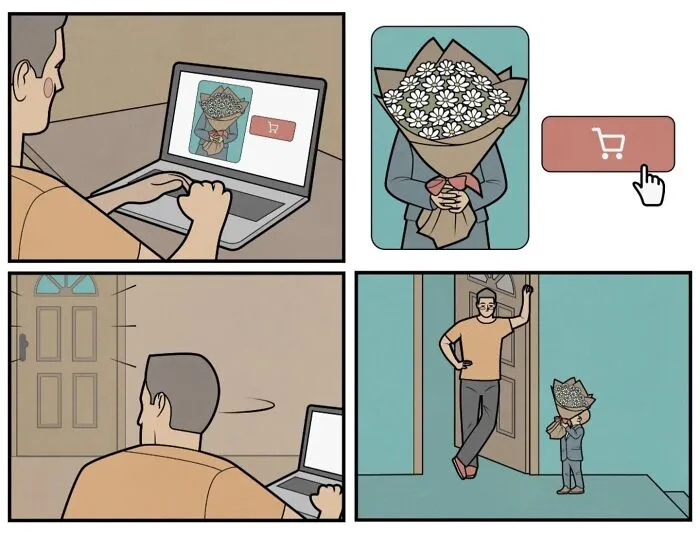 26 Hilariously Absurd Comics That Serve As Commentary On Today’s Society, By Anton Gudim (New Pics)