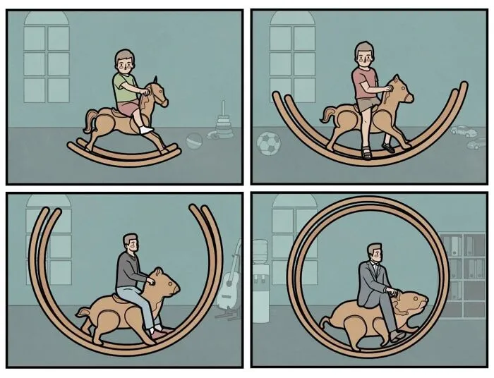 26 Hilariously Absurd Comics That Serve As Commentary On Today’s Society, By Anton Gudim (New Pics)