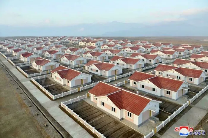 North Korean Government-Built Countryside Homes