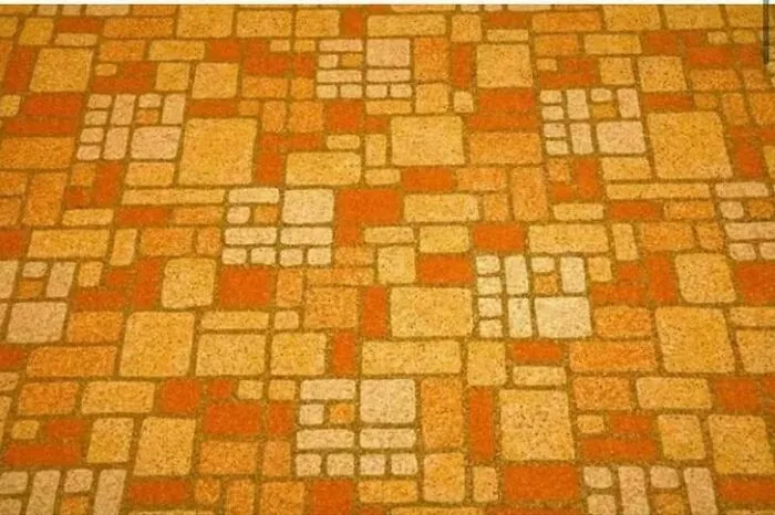Tú o alguien que conoces tuvisteis este suelo de linóleo en la cocina