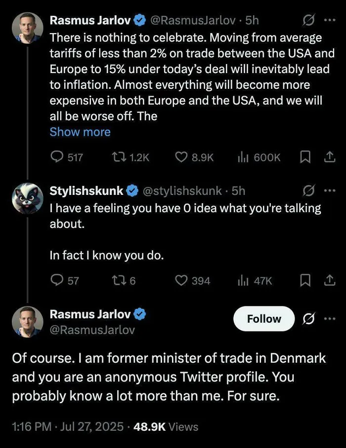 Trump Supporter Says You Do Not Understand How Trade Works. Has No Idea Who He Is Talking To
