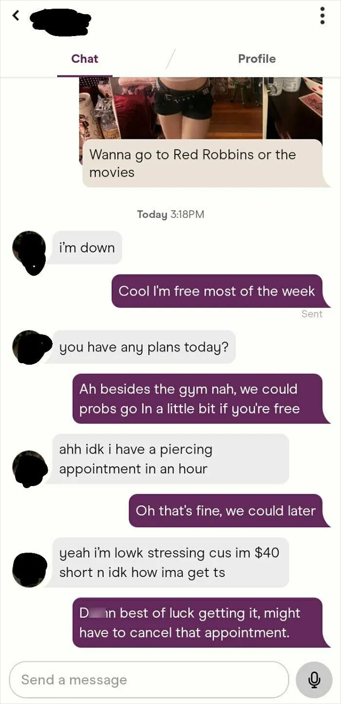 Every Chick I Match With Man, It's Either This Or I Get Ghosted