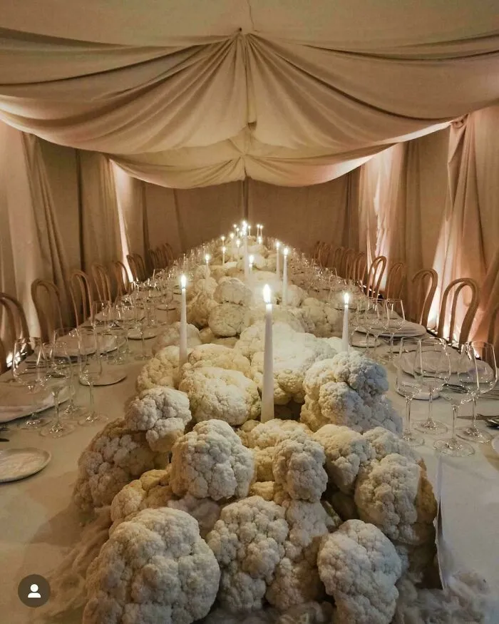 Cuando se acaben las hortensias, ¡compra coliflor!