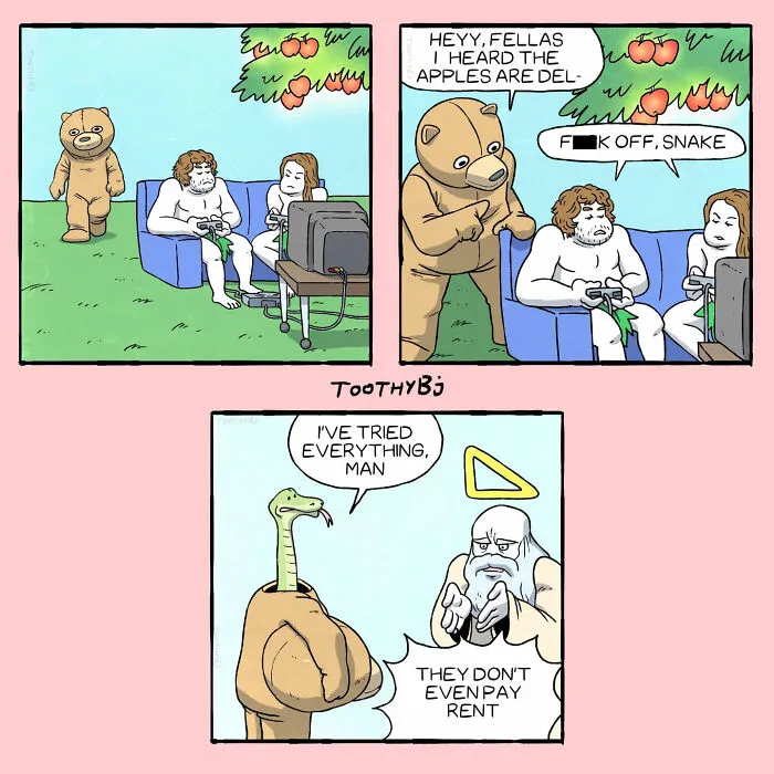 35 Dark Humor Comics With Unexpected Twists By ToothyBj (New Pics)