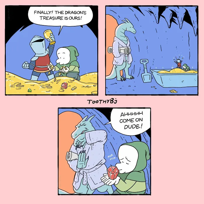35 Dark Humor Comics With Unexpected Twists By ToothyBj (New Pics)