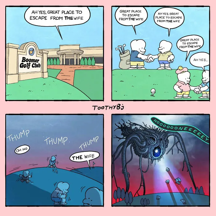 35 Dark Humor Comics With Unexpected Twists By ToothyBj (New Pics)