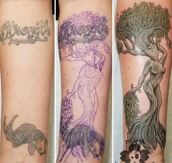 From Regret To Masterpiece: 50 Tattoo Transformations By The ‘Countess Of Coverups’