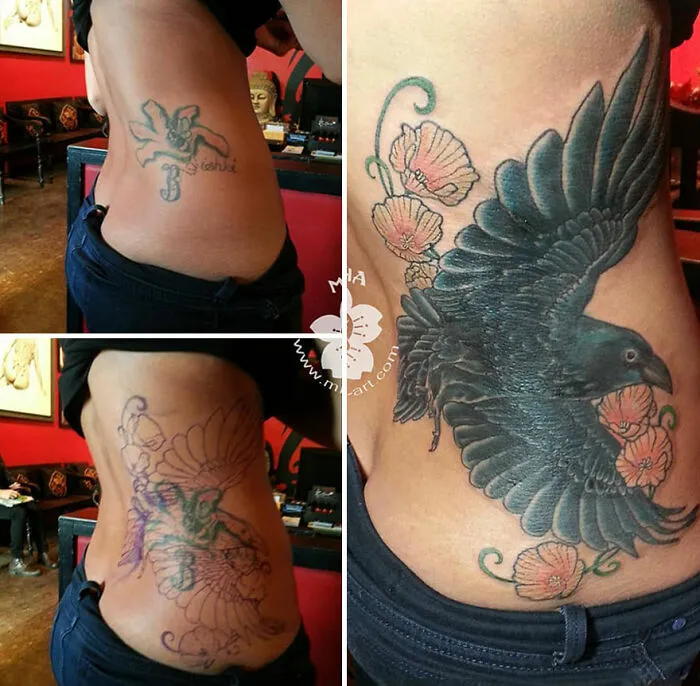 From Regret To Masterpiece: 50 Tattoo Transformations By The ‘Countess Of Coverups’