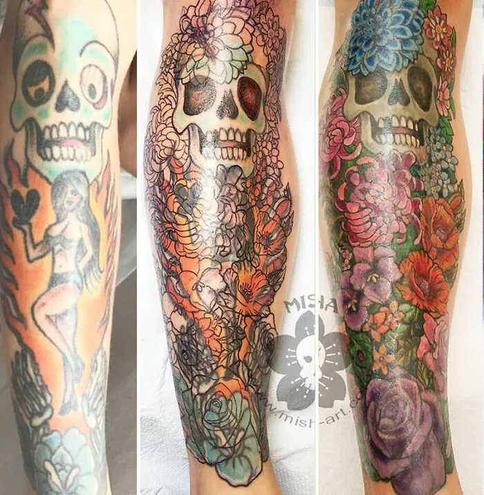 From Regret To Masterpiece: 50 Tattoo Transformations By The ‘Countess Of Coverups’