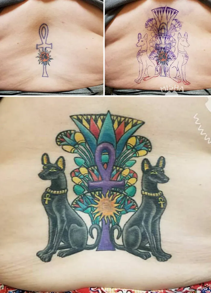 From Regret To Masterpiece: 50 Tattoo Transformations By The ‘Countess Of Coverups’