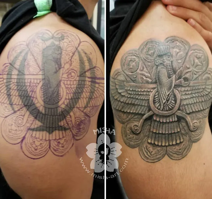From Regret To Masterpiece: 50 Tattoo Transformations By The ‘Countess Of Coverups’