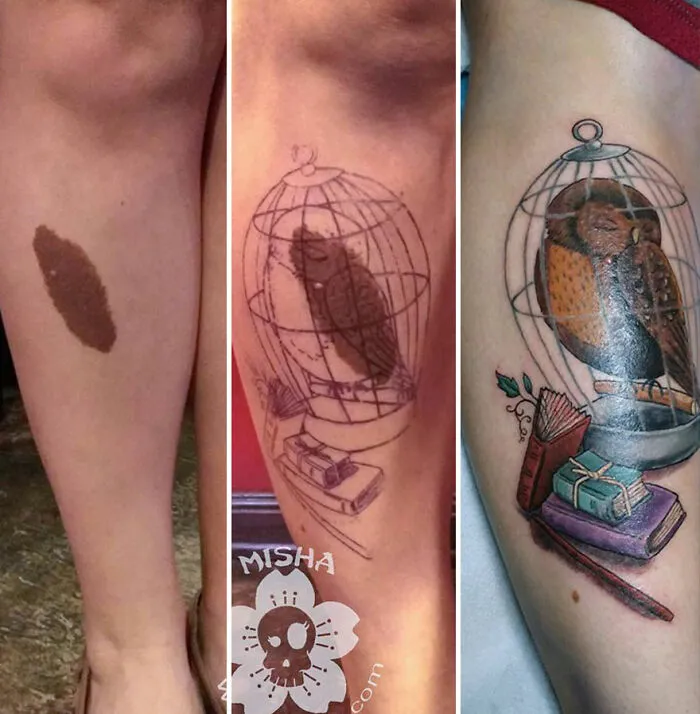 From Regret To Masterpiece: 50 Tattoo Transformations By The ‘Countess Of Coverups’