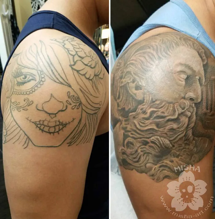 From Regret To Masterpiece: 50 Tattoo Transformations By The ‘Countess Of Coverups’