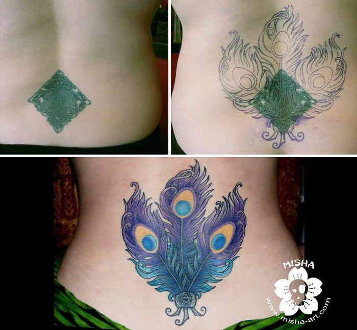 From Regret To Masterpiece: 50 Tattoo Transformations By The ‘Countess Of Coverups’