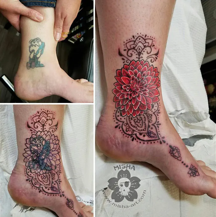 From Regret To Masterpiece: 50 Tattoo Transformations By The ‘Countess Of Coverups’