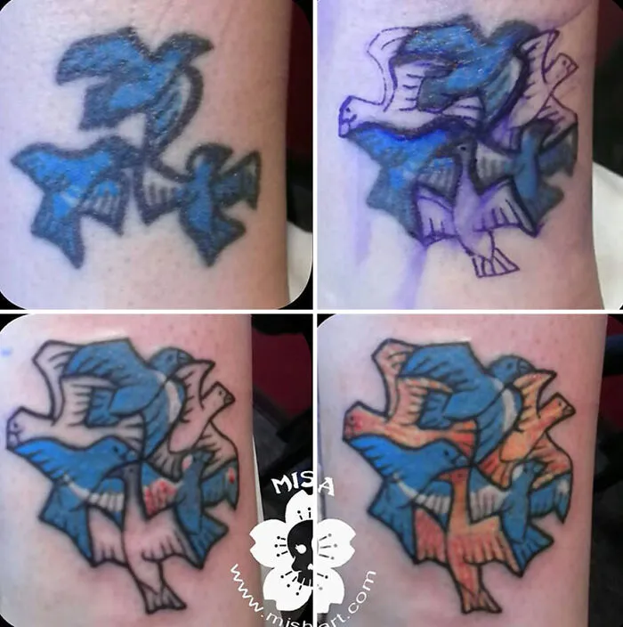 From Regret To Masterpiece: 50 Tattoo Transformations By The ‘Countess Of Coverups’