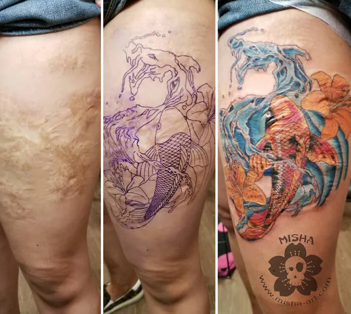 From Regret To Masterpiece: 50 Tattoo Transformations By The ‘Countess Of Coverups’