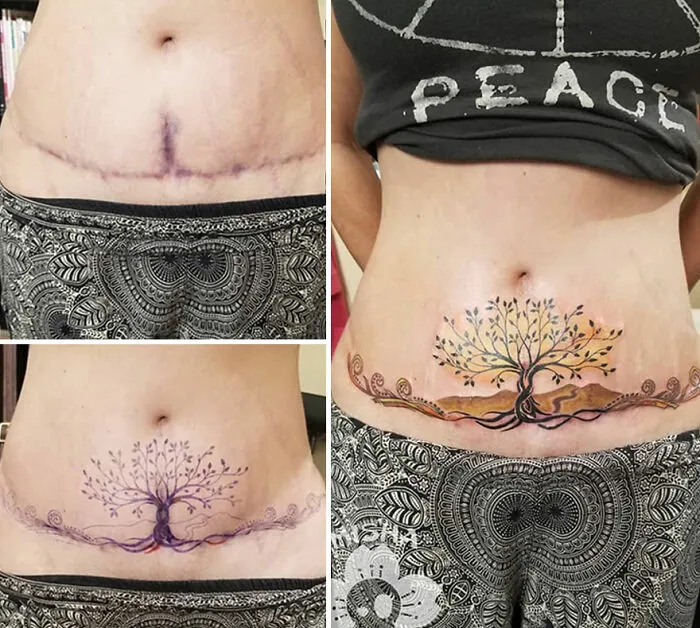 From Regret To Masterpiece: 50 Tattoo Transformations By The ‘Countess Of Coverups’