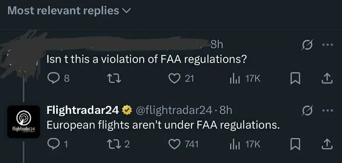 “Isn’t This A Violation Of FAA Regulations?”