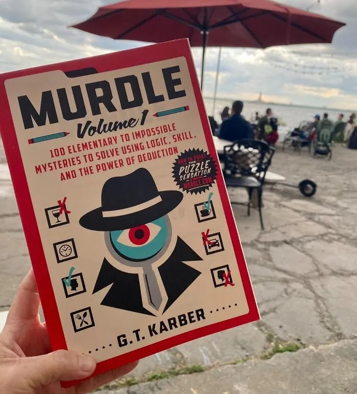 Becoming The Armchair Detective You Were Born To Be, One Delightful Little Whodunit At A Time, Is The Whole Point Of <a Style="Display:inline;" Href="Https://Www.amazon.com/Murdle-Elementary-Impossible-Mysteries-Deduction/Dp/1250892317?ie=utf8&linkcode=ll1&tag=bpaxolotl-20&linkid=61176ab65677a36a673a87179c987cad&language=en_us&ref_=as_li_ss_tl" Target="_blank">  <span Style="Font: Inherit; Color: #d74b1f;"> Murdle: Volume 1 (Murdle, 1)</Span>