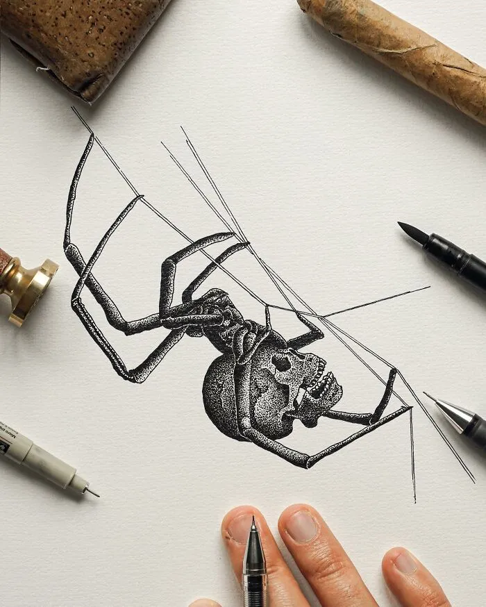 22 Intricate Pen-And-Ink Illustrations That Invite You To Look Closer