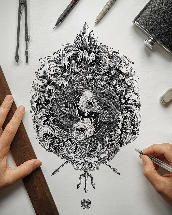 22 Intricate Pen-And-Ink Illustrations That Invite You To Look Closer