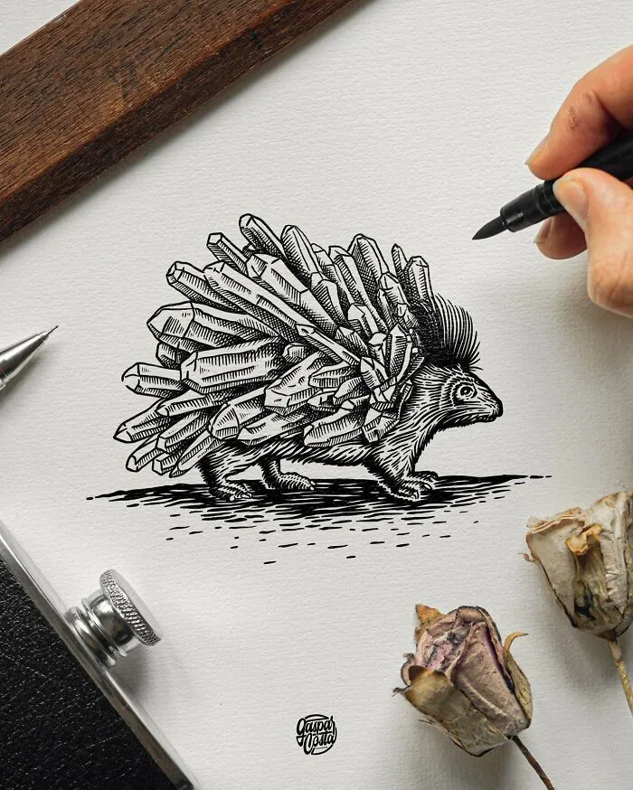 22 Intricate Pen-And-Ink Illustrations That Invite You To Look Closer