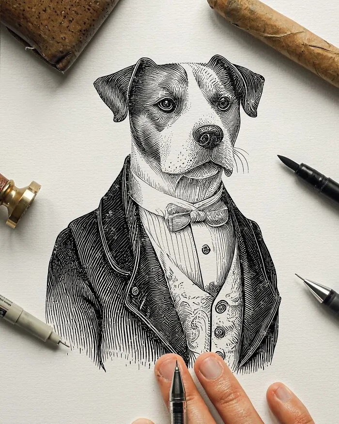 22 Intricate Pen-And-Ink Illustrations That Invite You To Look Closer